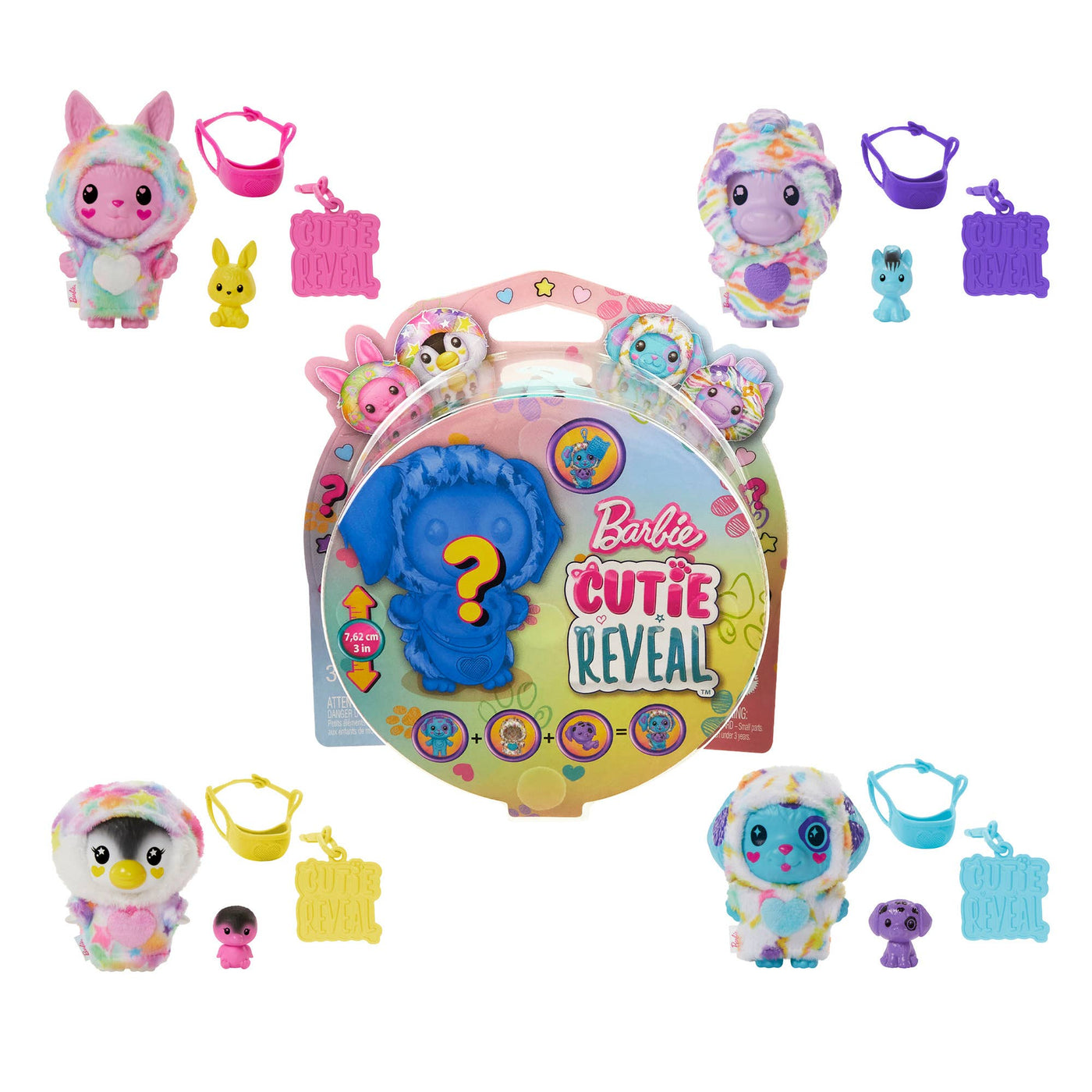 Barbie Cutie Reveal Pets Color Wow Series