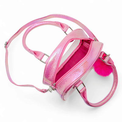 Girl's Game Day Glam Clear Crossbody Bag | Purple or Hot Pink