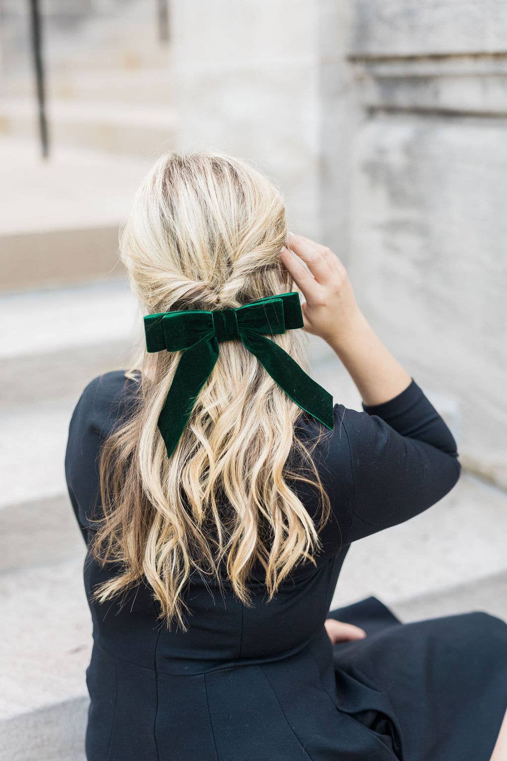 Velvet Hair Barrette | Judy Bow - Short Length