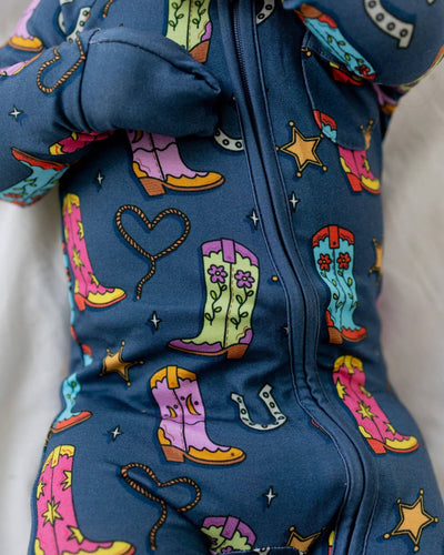 Howdy Hunny Zip Romper