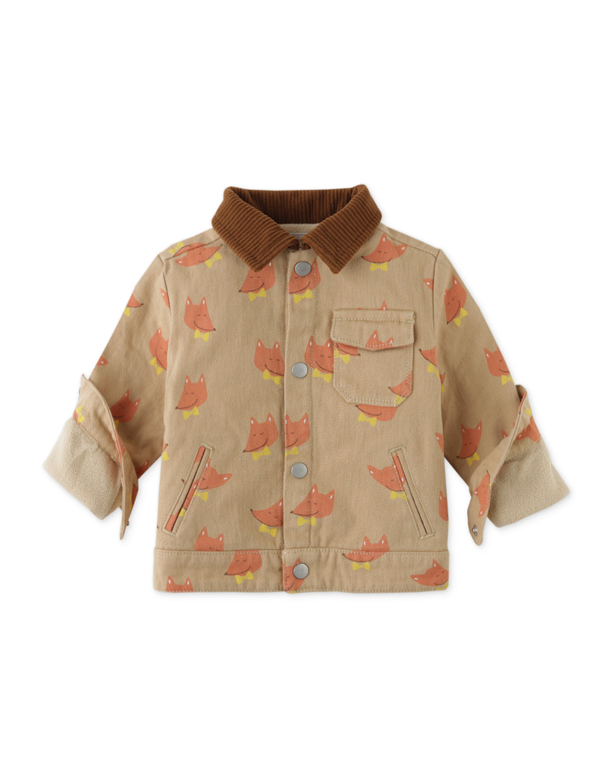 Baby Boy Fox All Over Print Jacket