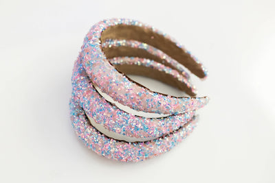 Beaded Headband | Cotton Candy