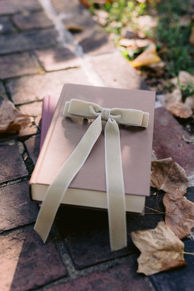 Long Velvet Hair Barrette | Alice Bow - Long Length