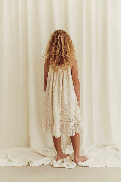 Lace Daisies Dress | Off-White