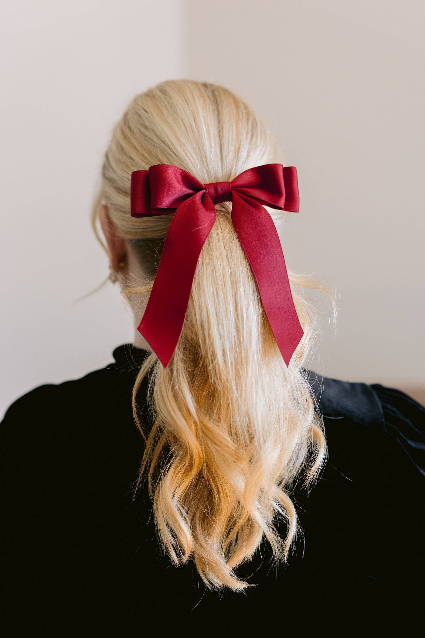 Matte Satin Hair Barrette | Stella Bow