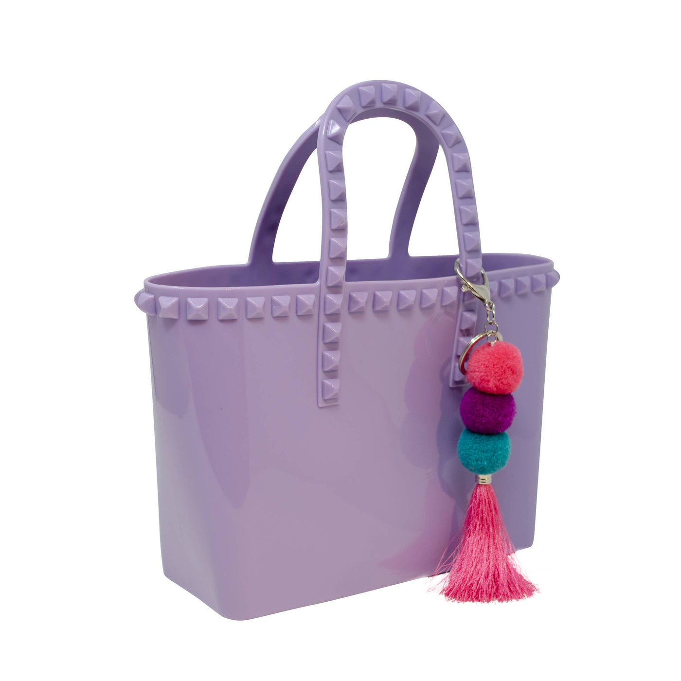 Tiny Jelly Tote Bag: Lavender