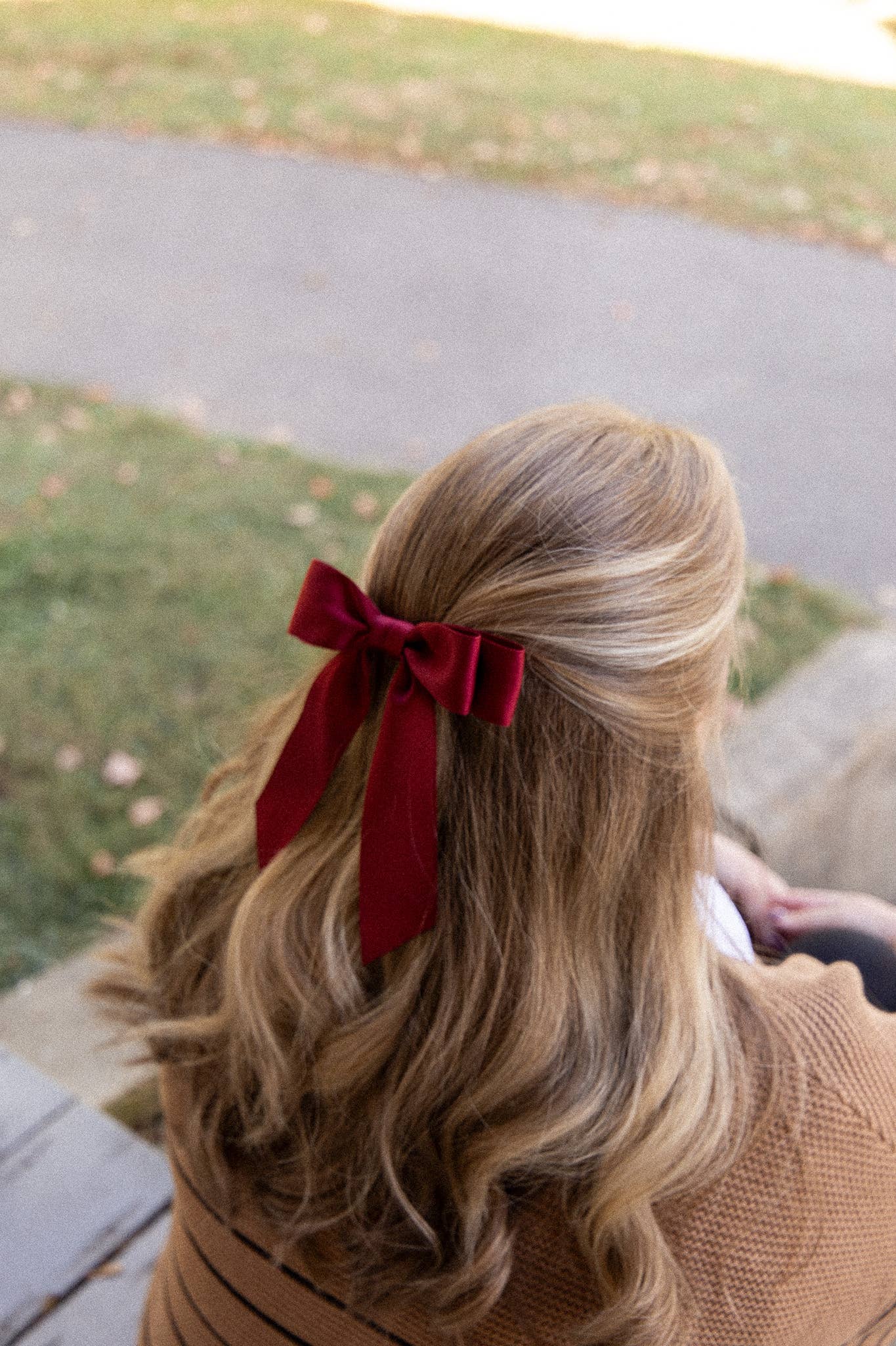 Matte Satin Hair Barrette | Stella Bow