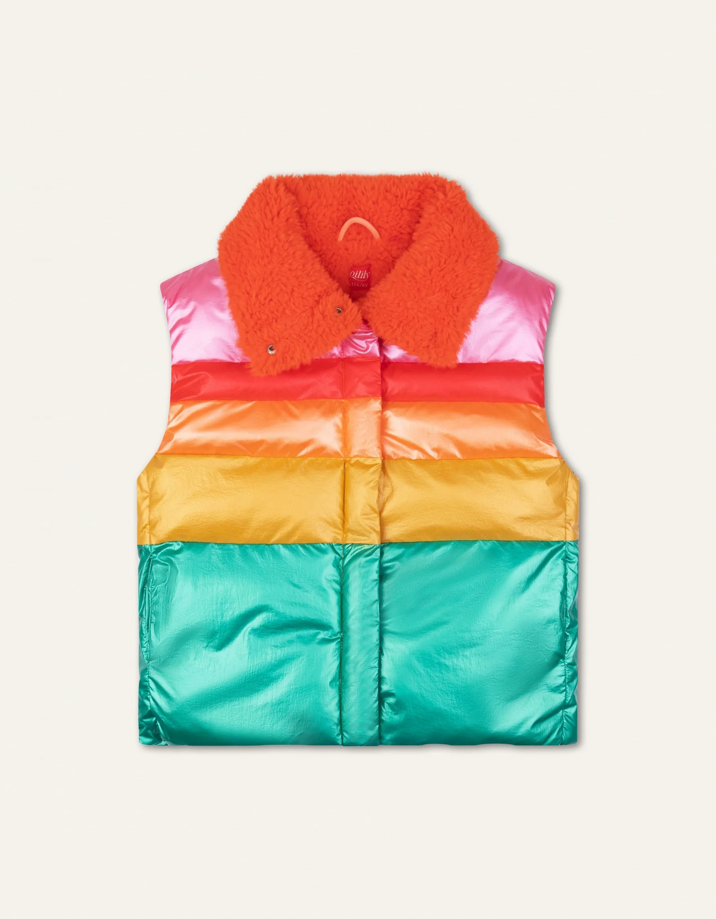 Rainbow Puffer Vest