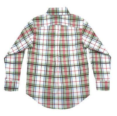Rivers Reversible Longall | Creme Plaid 