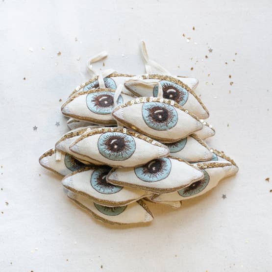 Evil Eye Lavender Filled Ornament