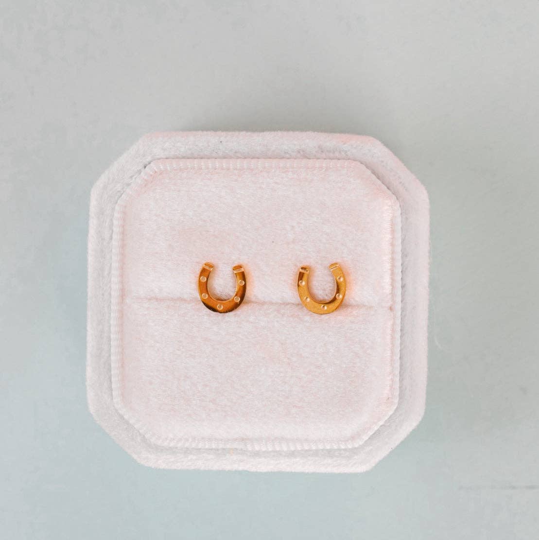 Lucky You Horseshoe Earrings