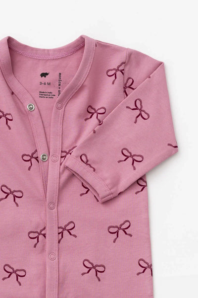 Pink Ribbons Baby Onesie