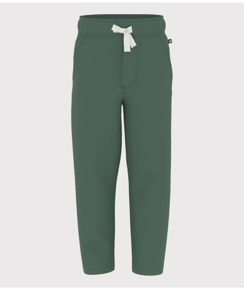 Cotton And Linen Twill Pants | Green