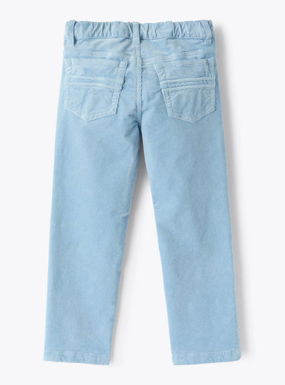 5 Pocket Corduroy Trousers In Blue