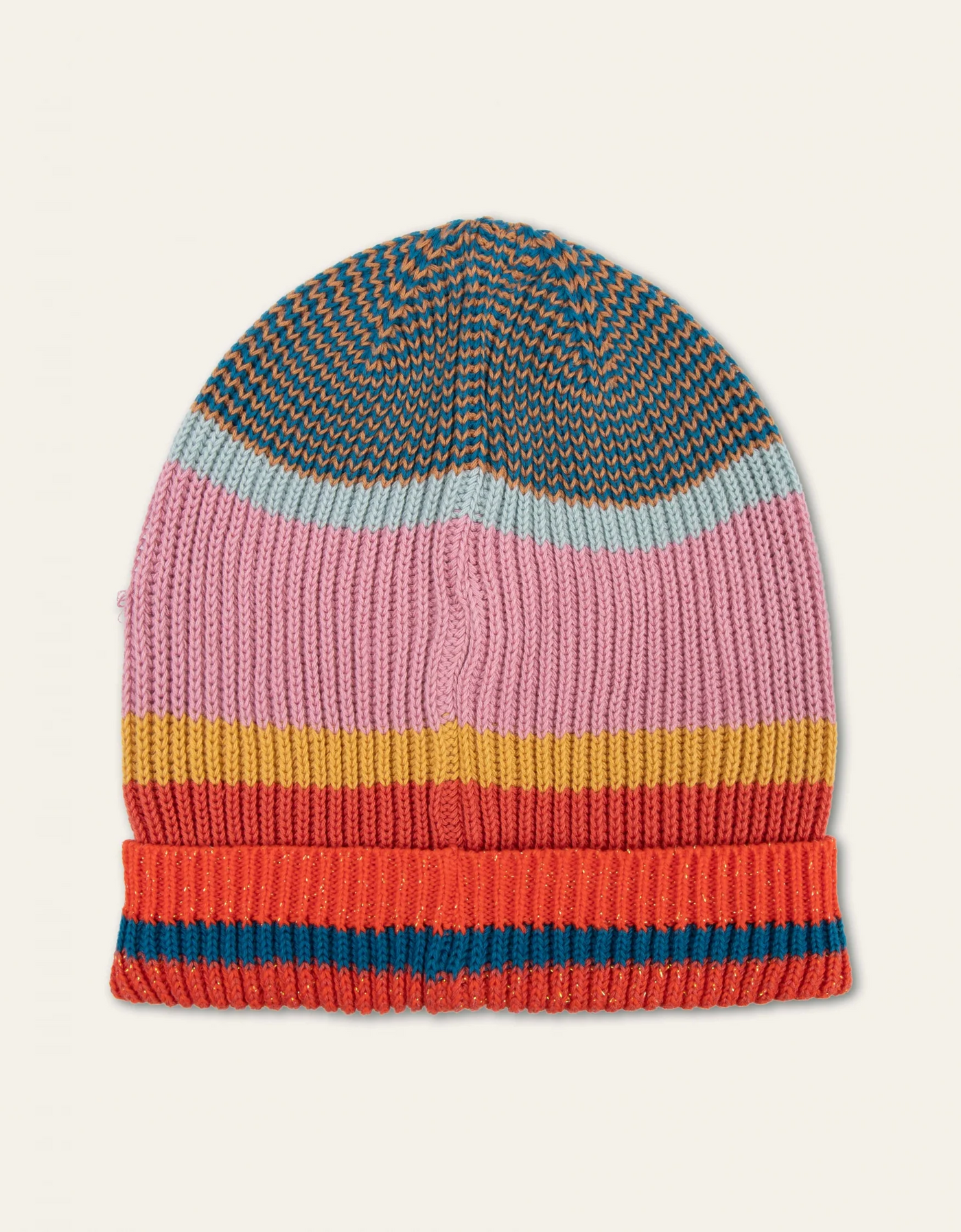 Multistripe Beanie Hat