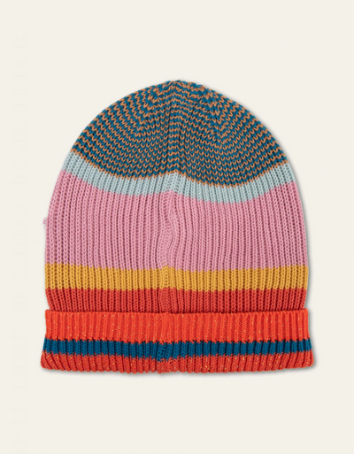 Multistripe Beanie Hat