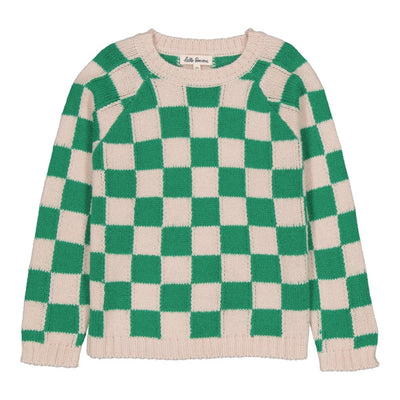Matelot Check Green Sweater