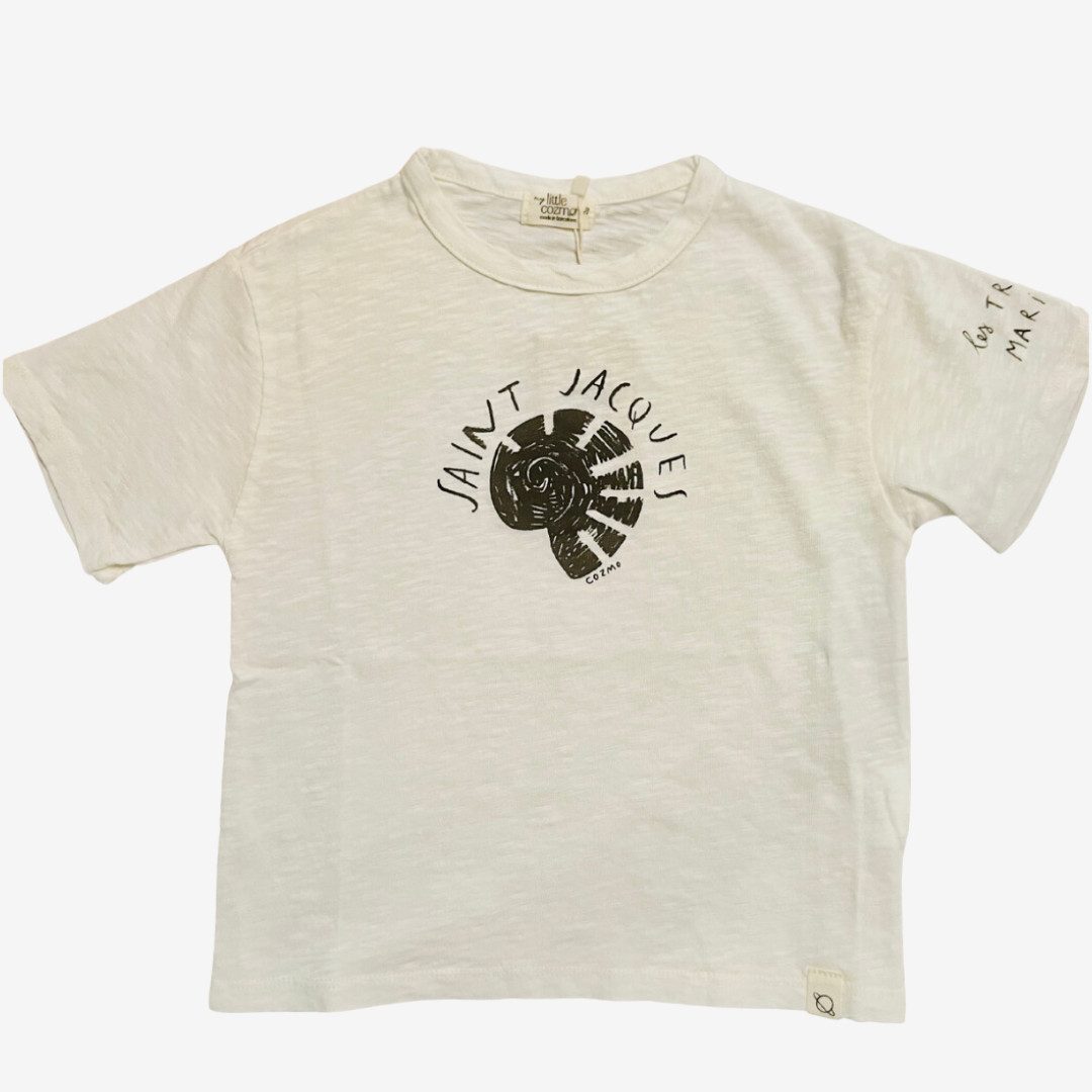 Organic Light Slub T-Shirt | Shell (model shown in Black)