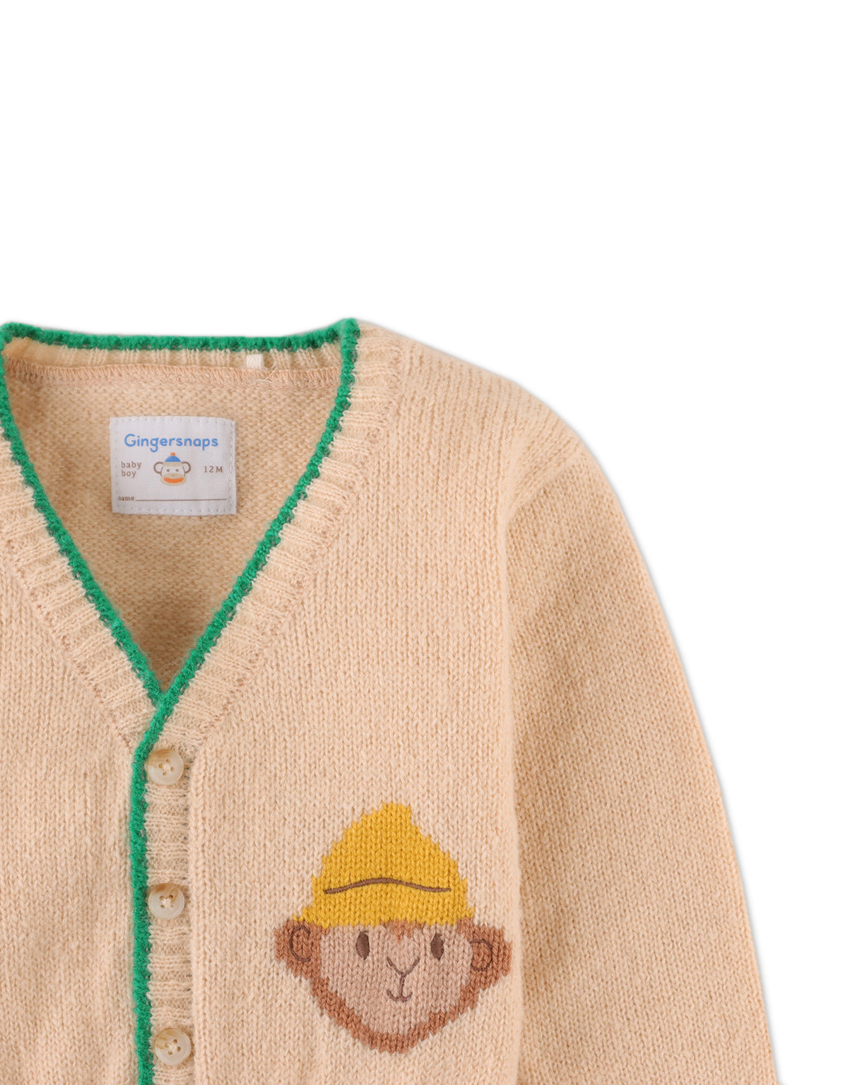 Baby Boy  Intarsia Cardigan