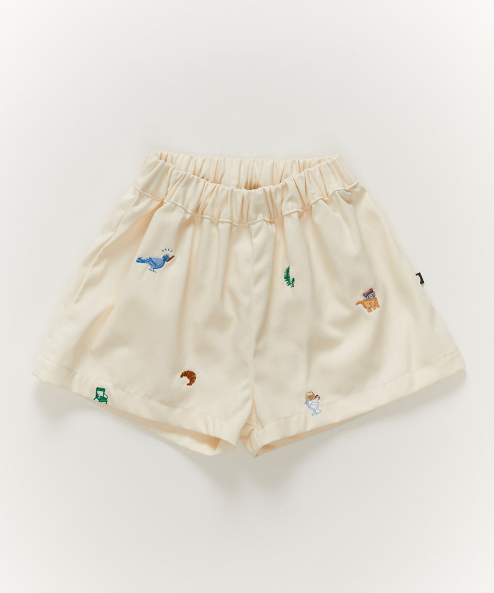 Camp Shorts in Gardenia/Cream