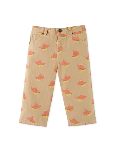 Baby Boy Fox All Over Print Pants