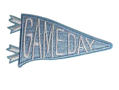 Gameday Pennant Patch | Light Blue