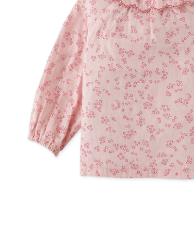 Baby Girl Ditsy Floral Print Blouse