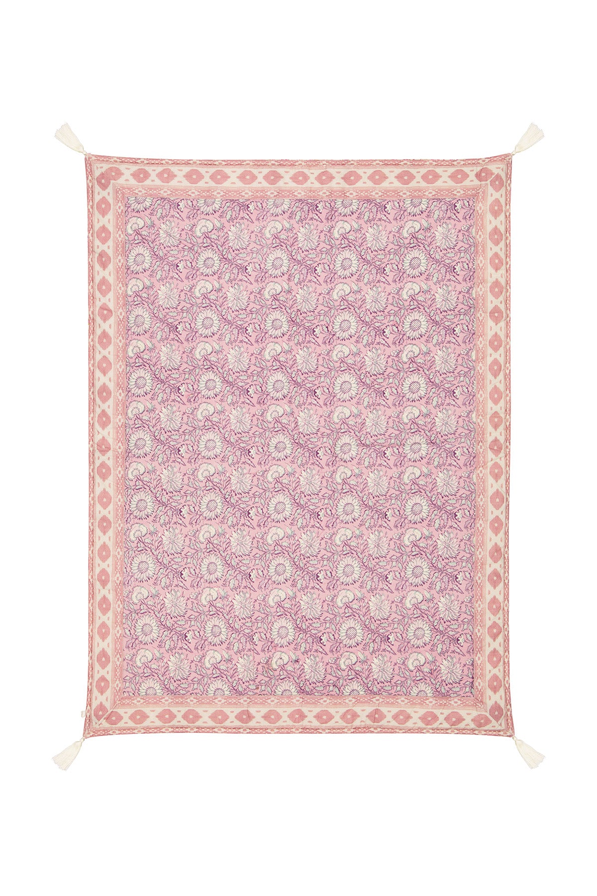 Plaid Enoha | Pink Daisy Garden