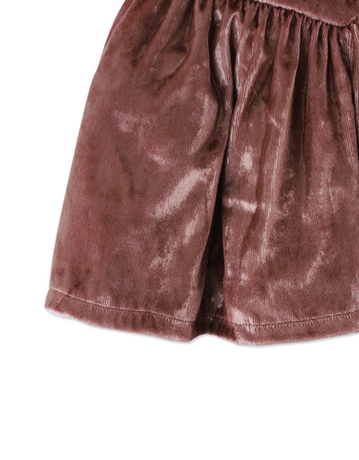 Lurex Velvet Pull On Skirt