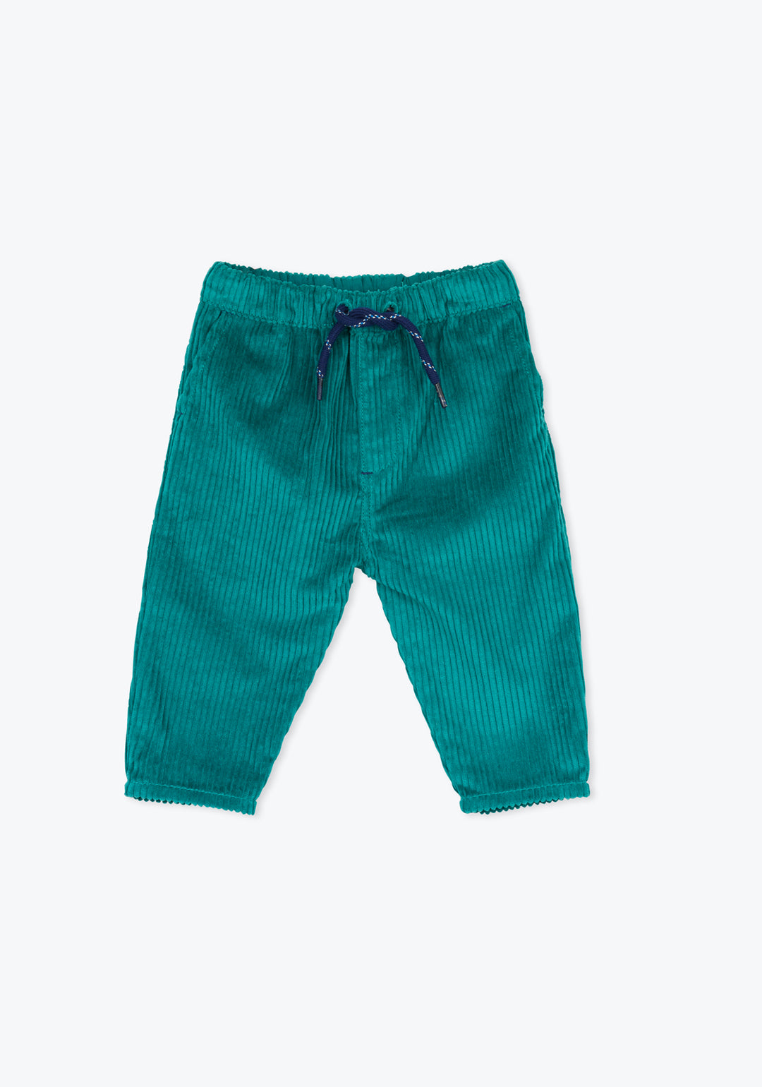 Green Velour Baby Pants