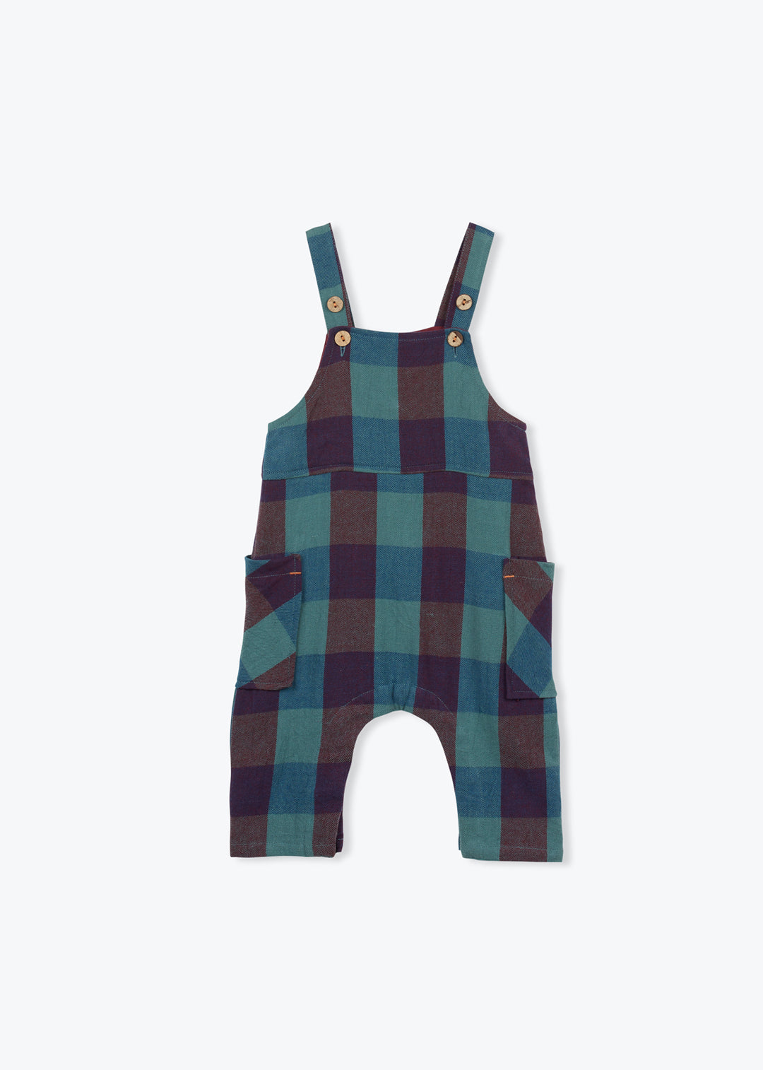 Baby Check Flannel Overall
