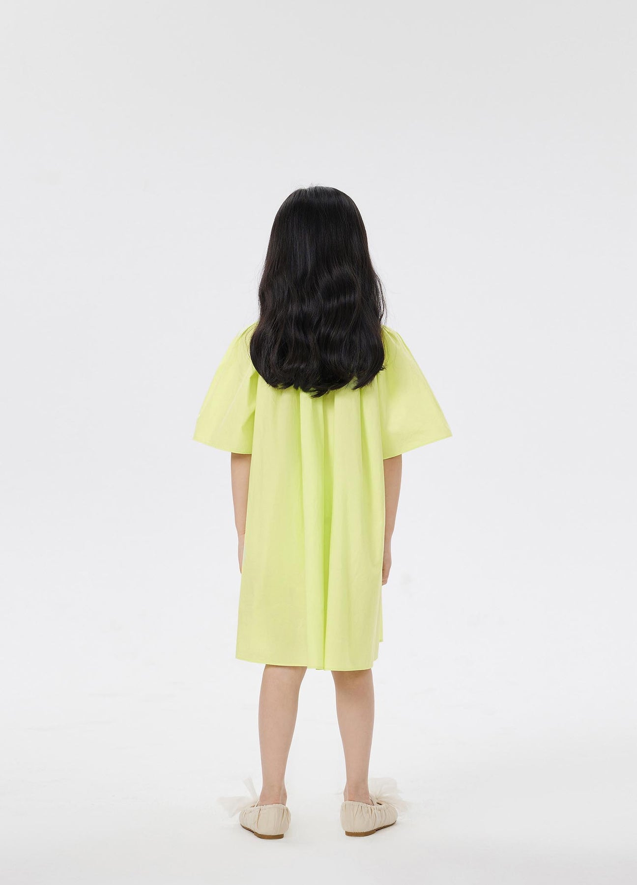 Neon Green Short Sleeve Dress