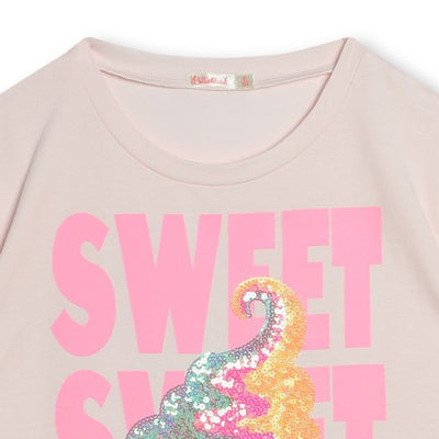 Sweet Ice Cream Graphic T-Shirt Dress
