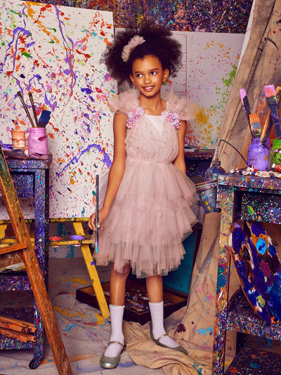 Etching Tutu Dress | Orchid Ice