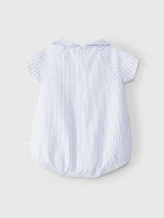 Baby Collar Shortie Romper | Classic Blue