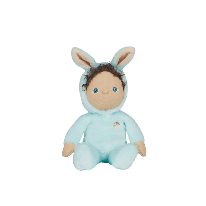 Dinky Dinkums Fluffle Family | Basil Bunny Misty Blue