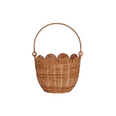 Rattan Tulip Carry Basket | Natural