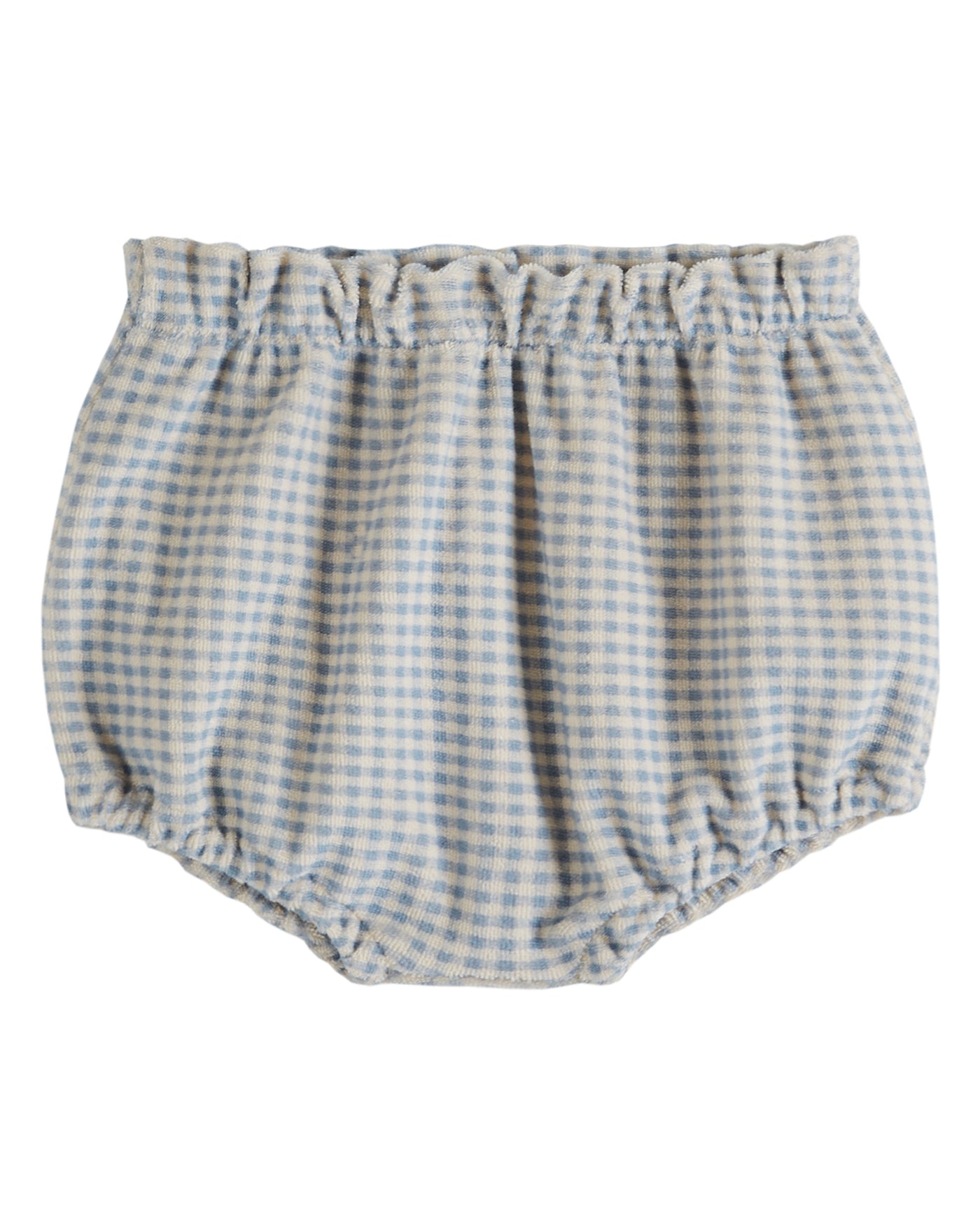 Baby Blue Gingham Terry Bloomer