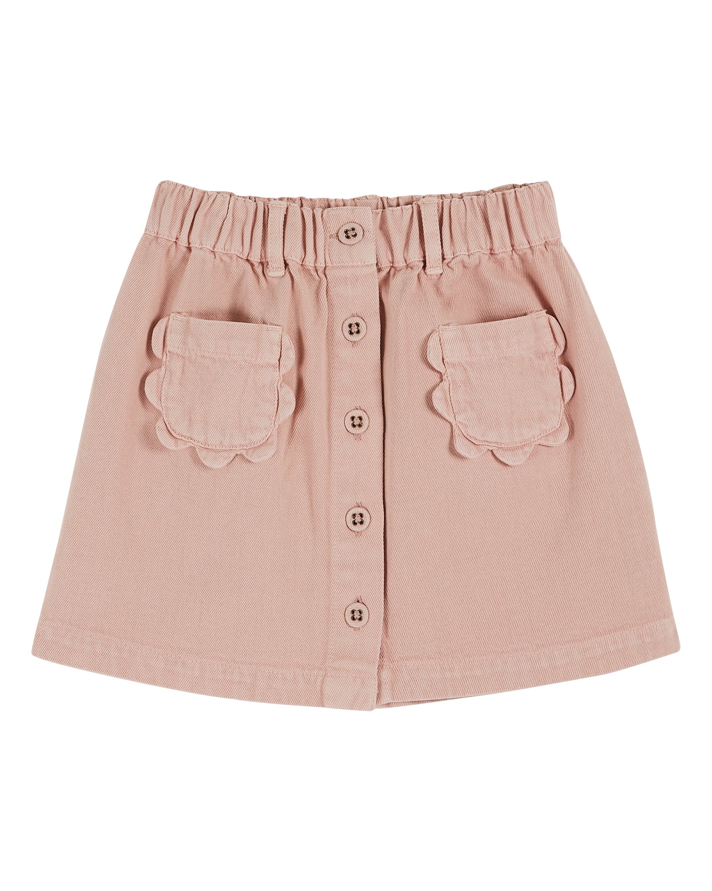Flower Rosette Pocket Skirt