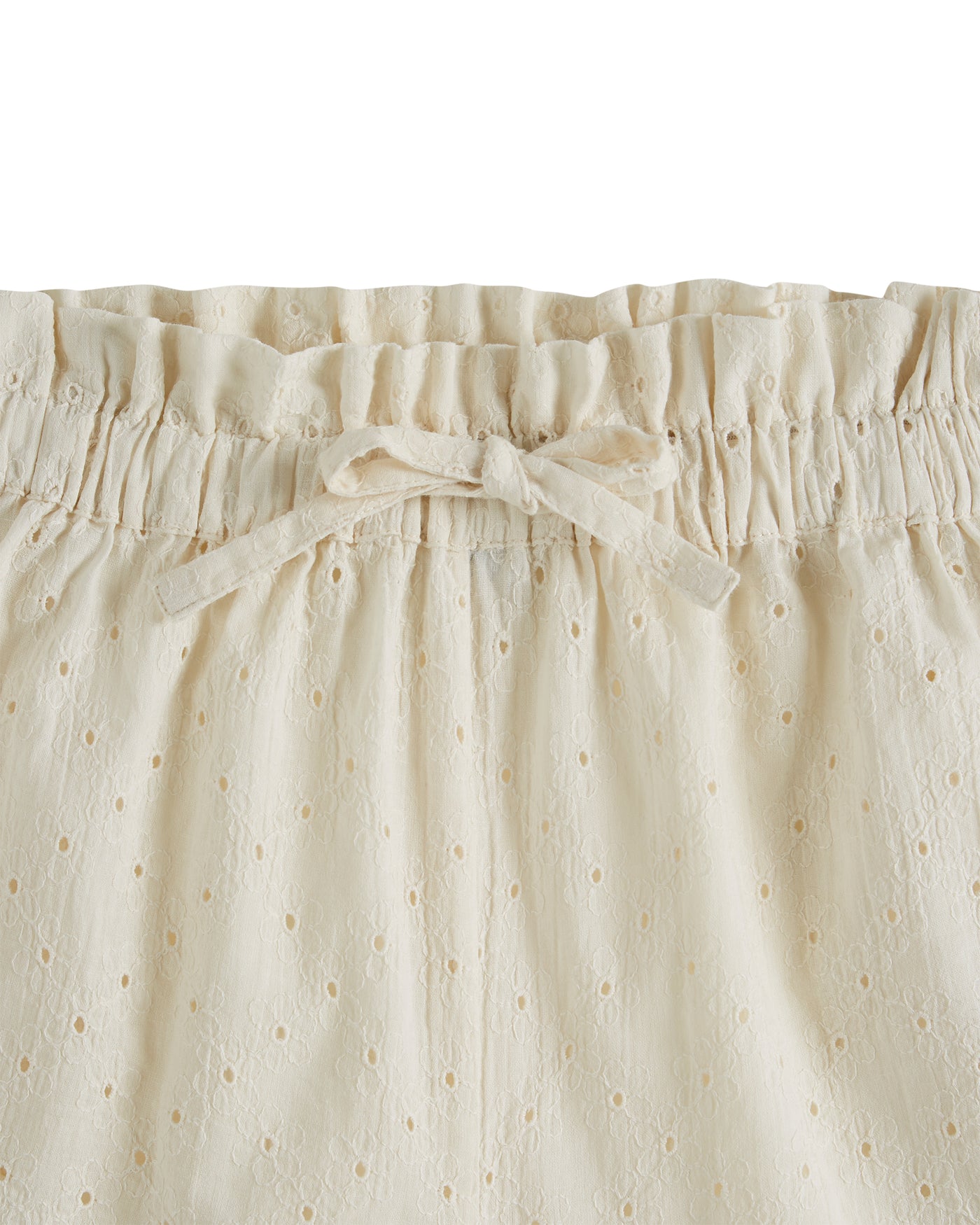 Chantilly English Embroidery Loose-Fitting Shorts