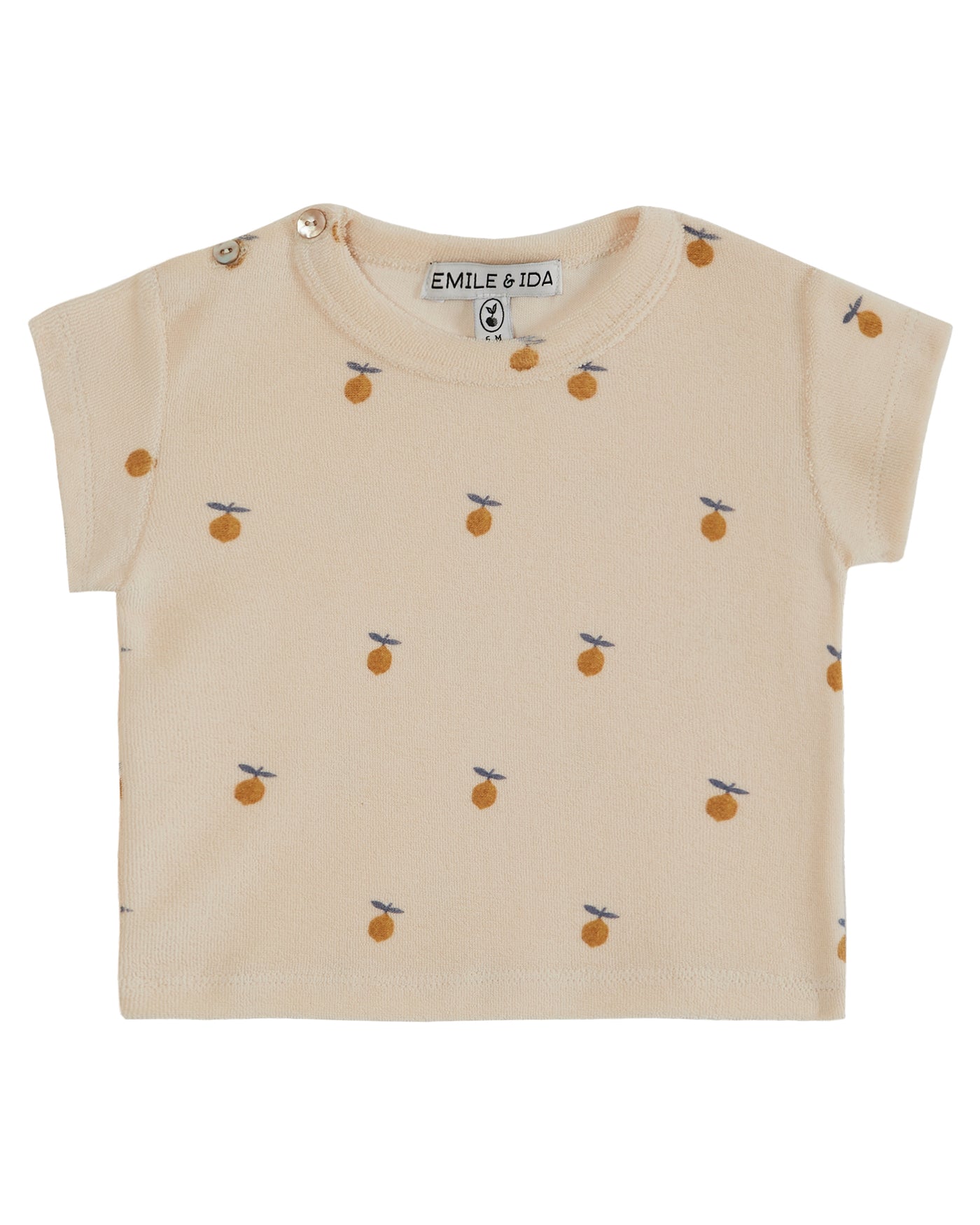 Baby Lemon Printed Terry T-Shirt