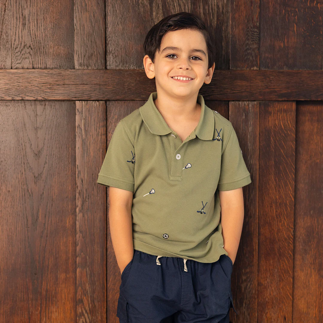 Boys Alec Shirt | Sports Embroidery