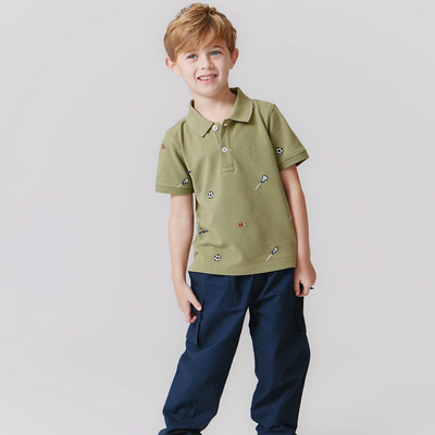 Boys Alec Shirt | Sports Embroidery