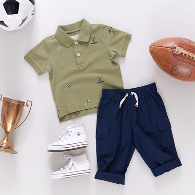 Boys Alec Shirt | Sports Embroidery