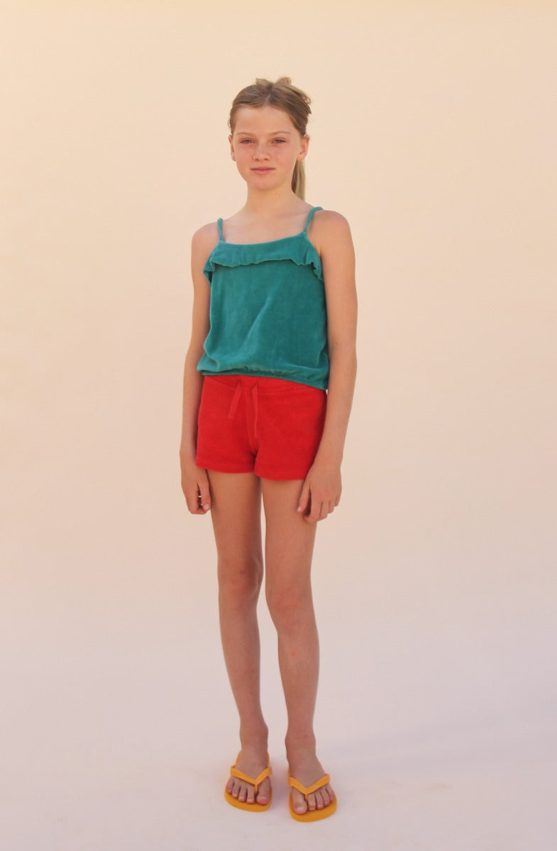 Volant Top | Deep Mare