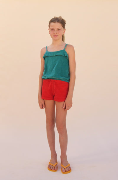 Volant Top | Deep Mare