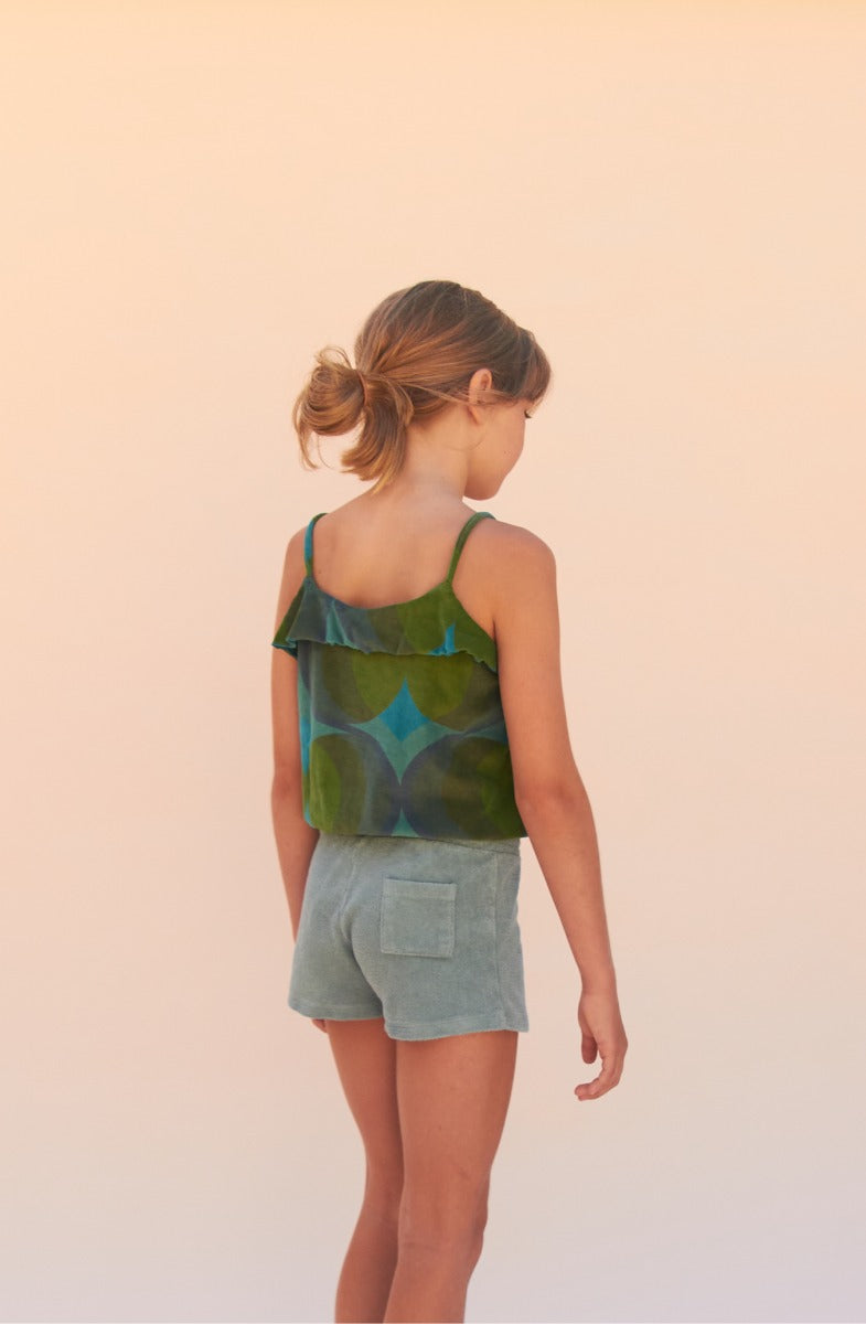 Volant Top | Mare Retroprint