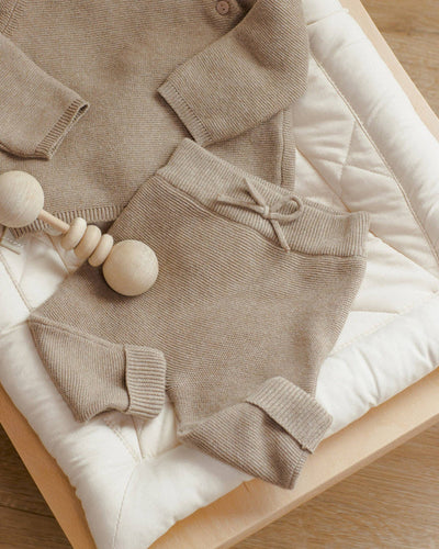 Bailey Knit Sweater, Leggings, and Booties Set || Heathered Mocha