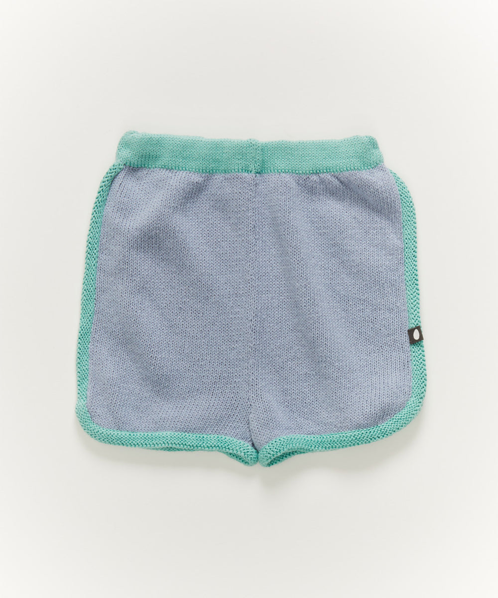 70'S Shorts in Blue/Green