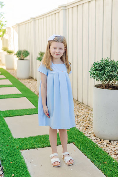 Lizzy Girls' Dress - Light Blue